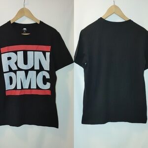 Old Navy Collectiblitees Graphic Short Sleeve RUN DMC 90s Black Retro Tee S